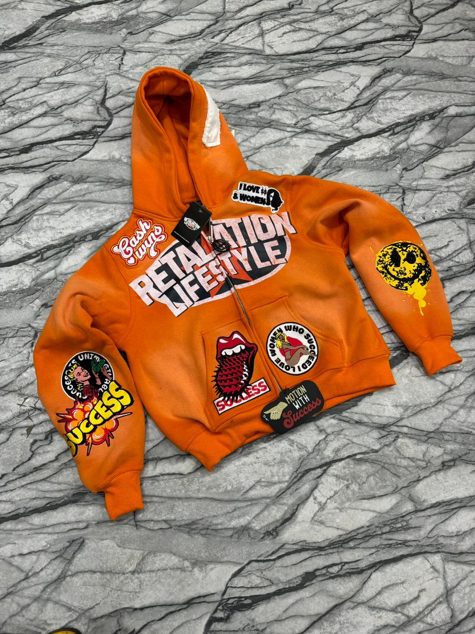 Retaliation “Mode De Vie” Orange Success Double Zips
