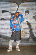 Retaliation “Mode De Vie” Light Blue Success Double Zips