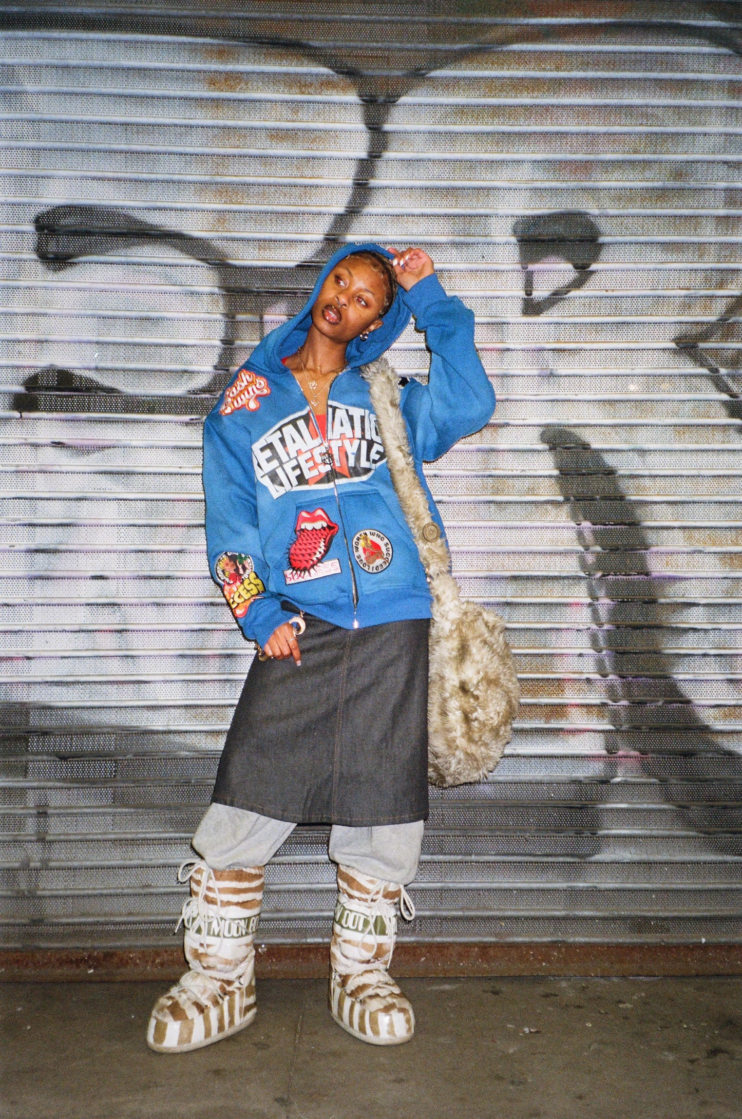 Retaliation “Mode De Vie” Light Blue Success Double Zips