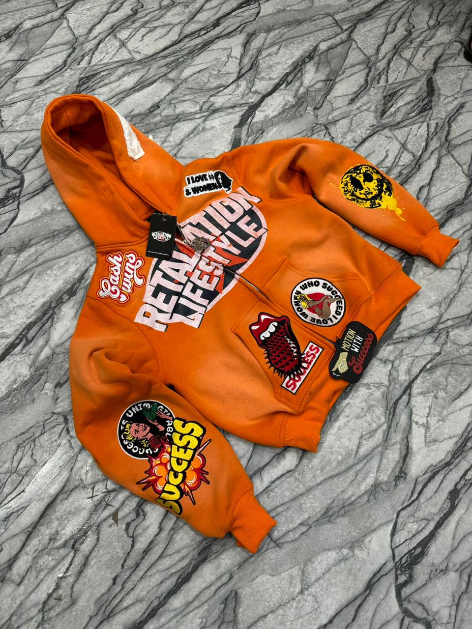 Retaliation “Mode De Vie” Orange Success Double Zips