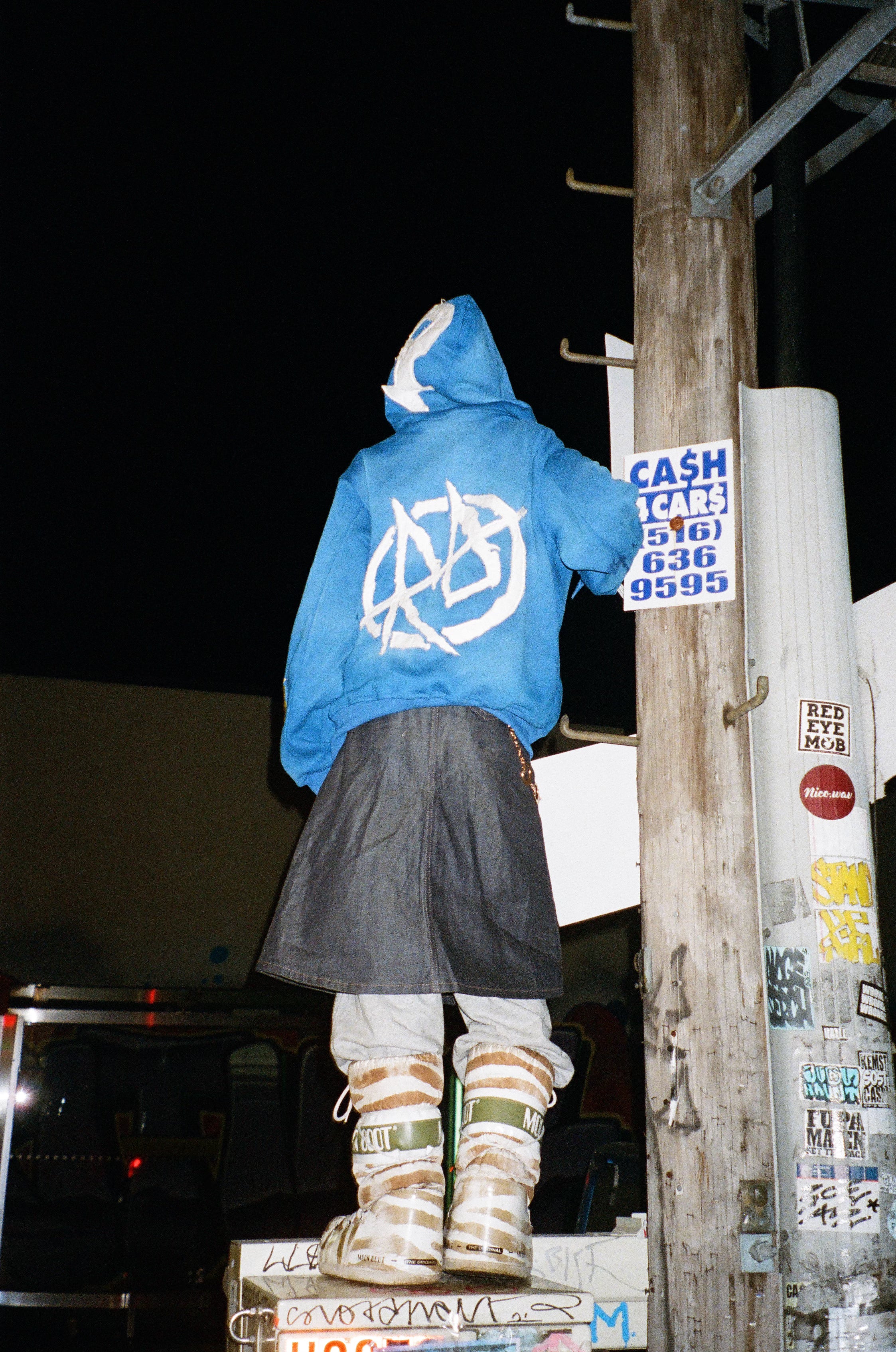 Retaliation “Mode De Vie” Light Blue Success Double Zips