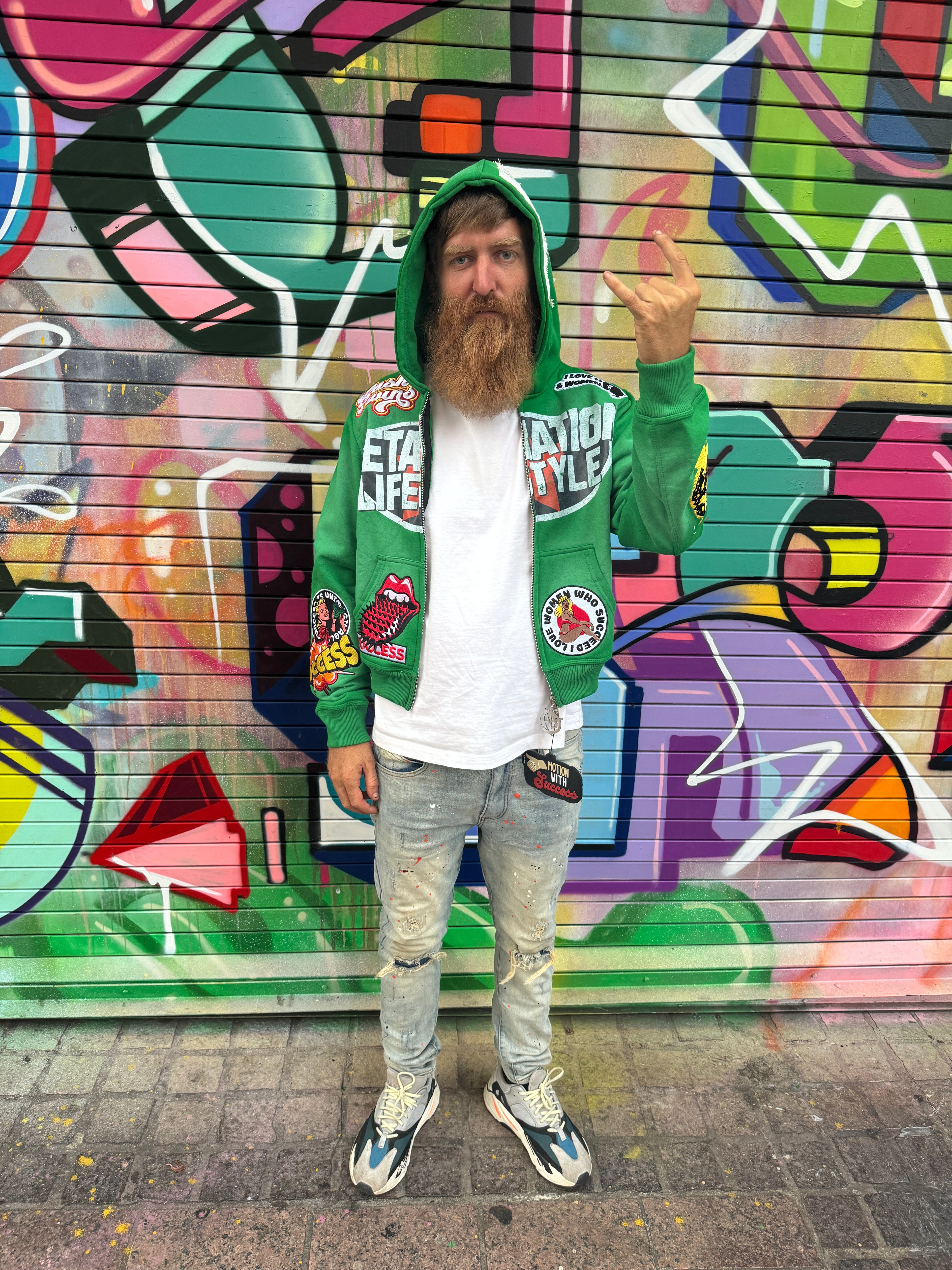 Retaliation “Mode De Vie” Slime Green Success Double Zips