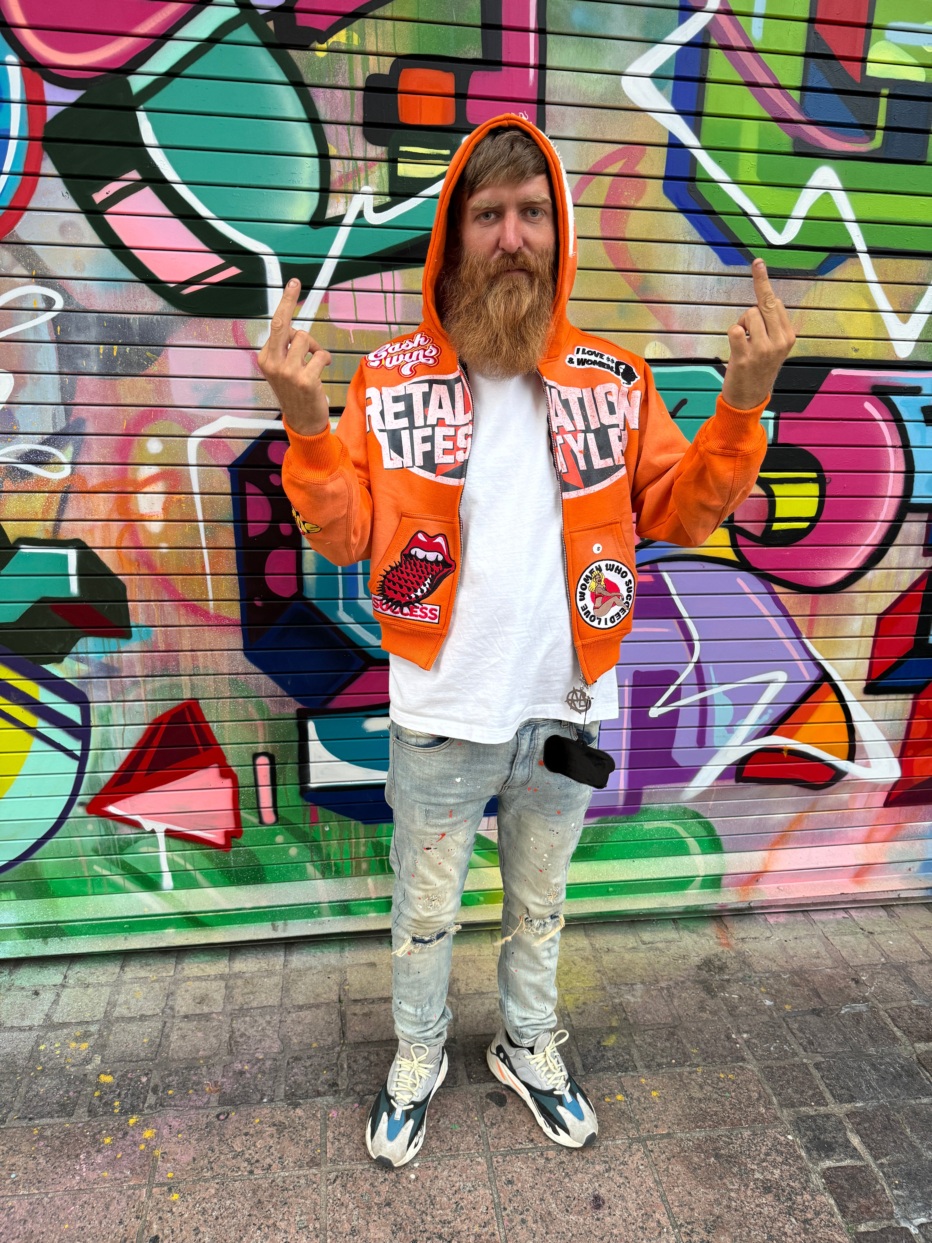 Retaliation “Mode De Vie” Orange Success Double Zips