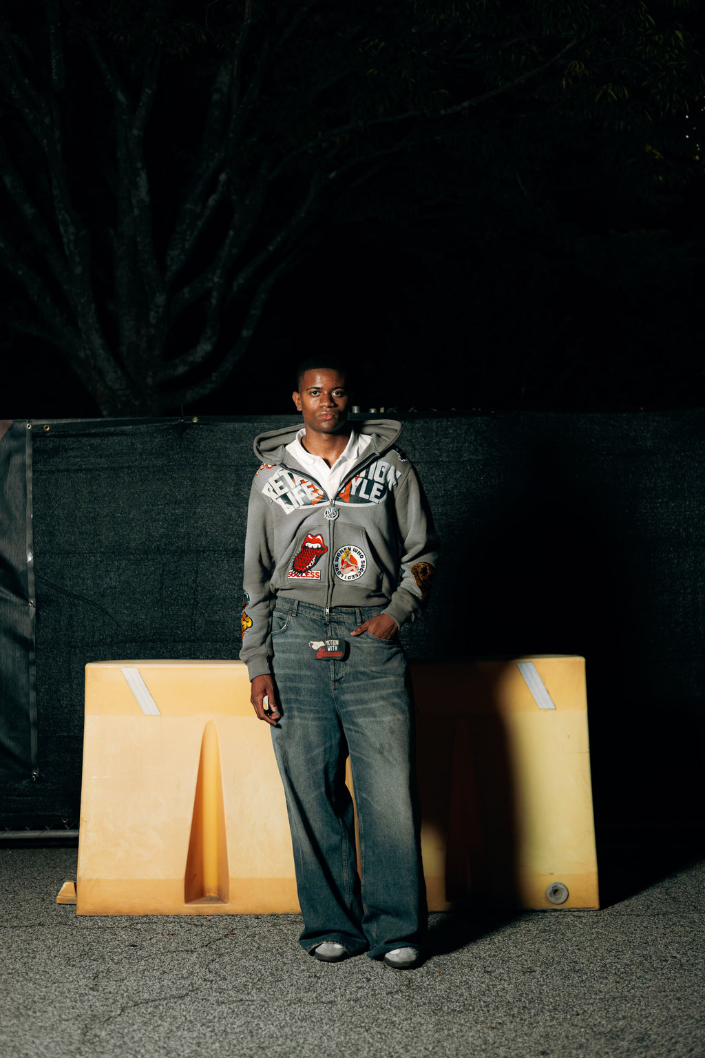 Retaliation “Mode De Vie” Grey Success Double Zips
