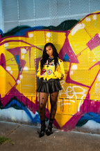 Yellow Success Double Zips