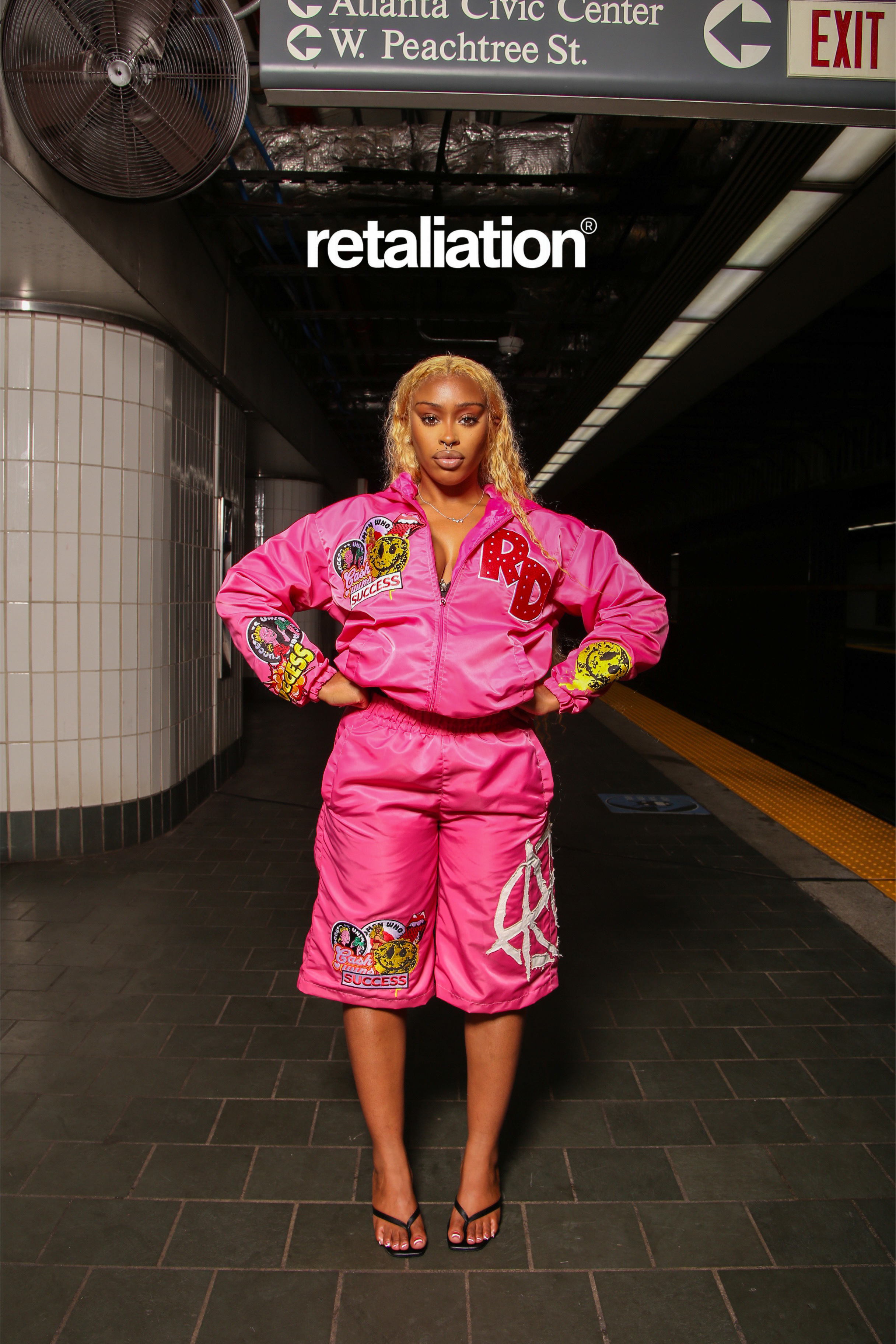 "Success Over War™" Windbreaker Top